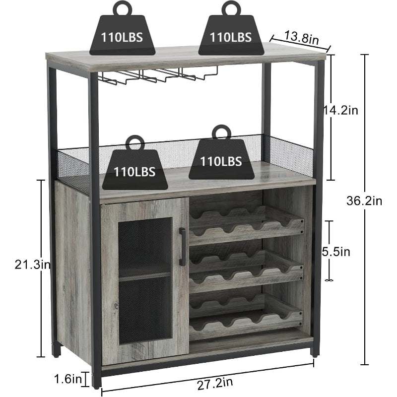 Detachable Wine Rack Wine Bar Cabinet